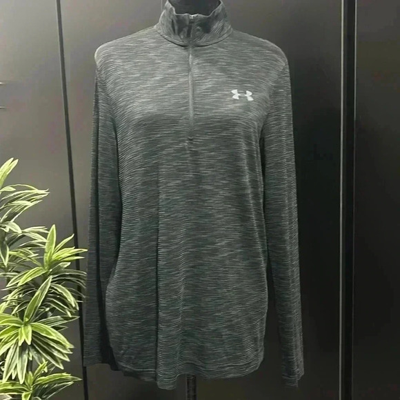 Under Armor Heat Gear,fitted quarter zip, pull over,athletic jacket/top,light - Picture 1 of 9